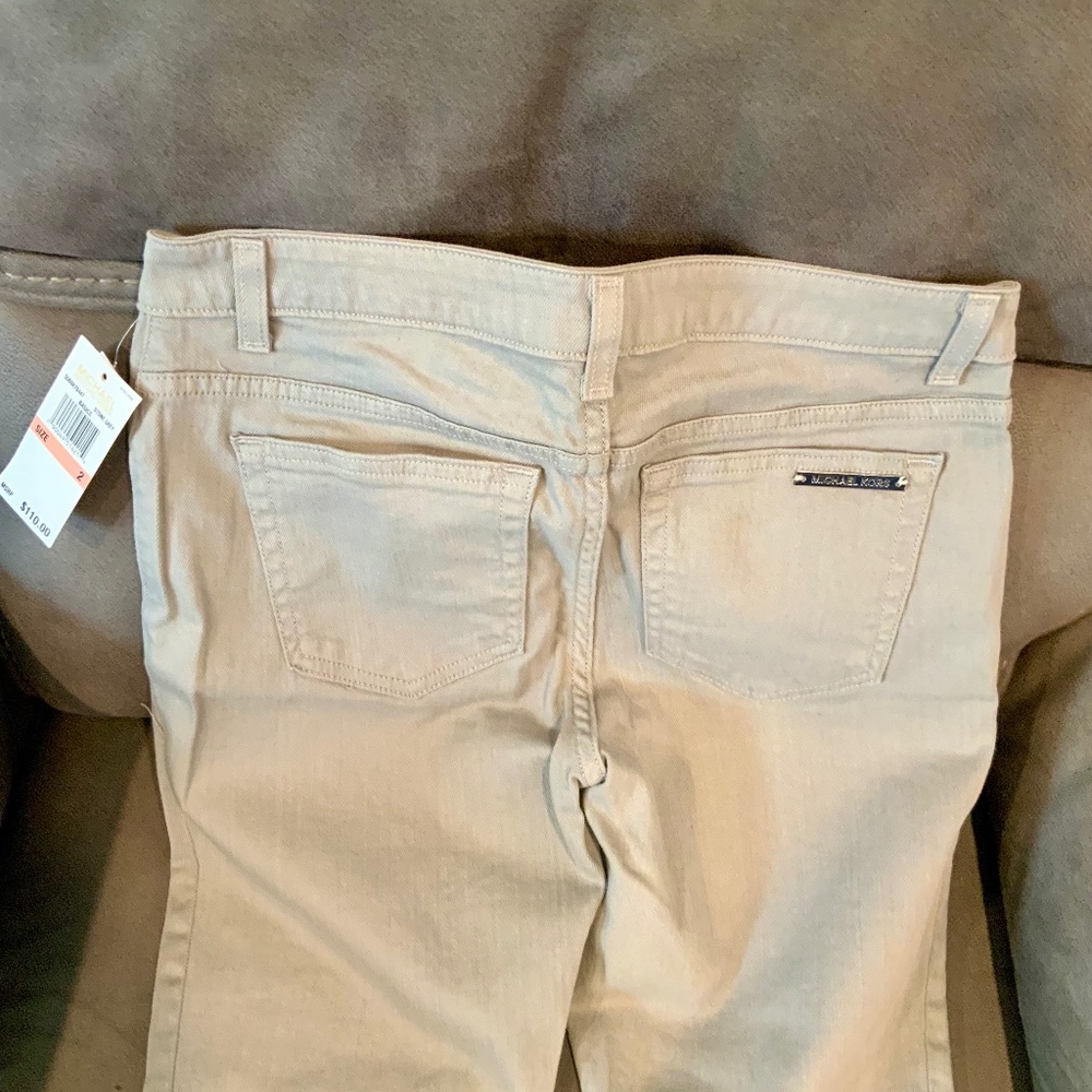 NWT Michael Kors Skinny Jeans Sz 2 Gray - Picture 5 of 7